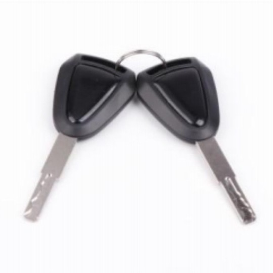 保时捷中贴标曲槽钥匙